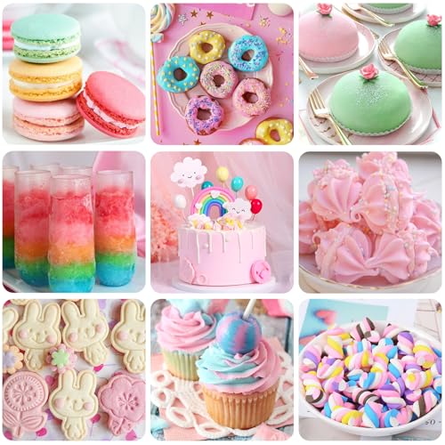 Food Coloring Liquid Set 10 Colors for Baking Cake Icing Cookies - 0.25 Fl Oz Pack of 10