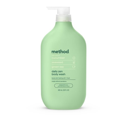 Method Body Wash - Daily Zen Scent | Nourishing 28oz Hydrating Cleanser