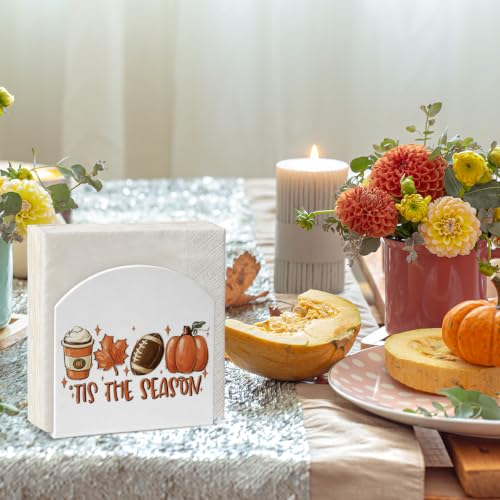 Fall Acrylic Napkin Holder for Table Decor - Autumn Themed Tissue Dispenser