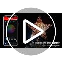 Gold Christmas Tree Topper Star with RGB LED Lights, 9 Inch Smart Remote & App Control