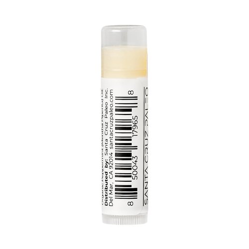 Santa Cruz Paleo Grass Fed Beef Tallow & Beeswax Peppermint Lip Balm, 1 Pack, Beef Tallow for Skin Care Moisturizer, Hypoallergenic for Sensitive Skin, Long Lasting & Vitamin Rich, Peppermint