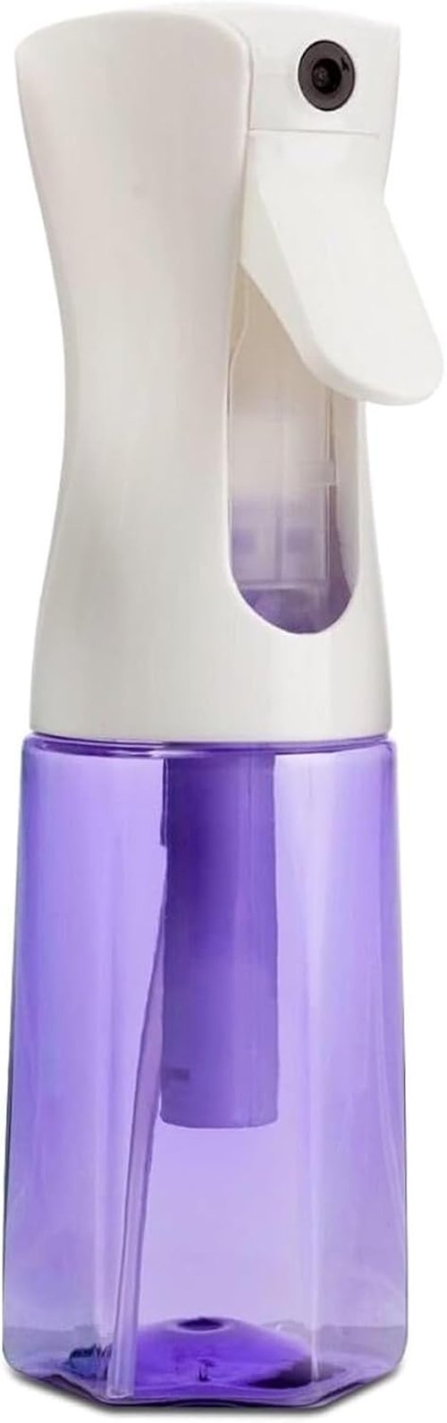 Skiennix Continuous Mist Spray Bottle - Ultra Fine Mist for Hair Styling & Versatile Use - 5 oz Purple Octagon