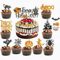 Halloween Cake Topper Spider Cat Glitter Decoration - Design-5, 8.7 Inch