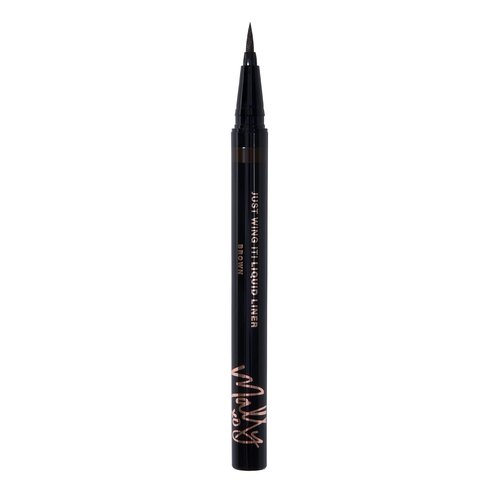 Mally Beauty Liquid Eyeliner - Just Wing It! Long-Lasting Brown Formula for Effortless Application