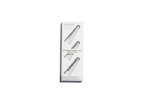 StackedSkincare Dermaplaning Replacement Blades – 3 Pack Face Razor Refills