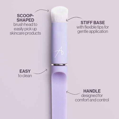Anisa Beauty Eye Treatment Brush | High-Performance Skincare Tool for Gentle Application of Eye Creams, Serums, and Gels | Soft, Vegan Fibers for Targeted Skincare | Easy to Clean and Durable