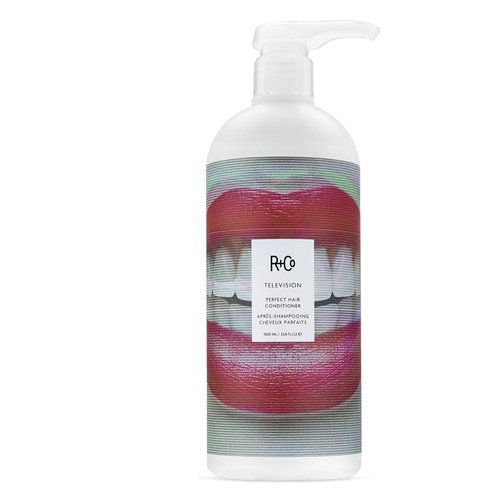 R+Co Television Perfect Hair Shampoo & Conditioner Set - Professional Size for Shine & Strength | Sulfate-Free, Vegan, 33.8 Oz (Pack of 2)