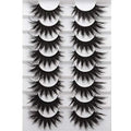 False Eyelashes 9D Cat Eye Volume Faux Mink 20mm - 8 Pairs, Pack of 1 - Variation of THIS listing