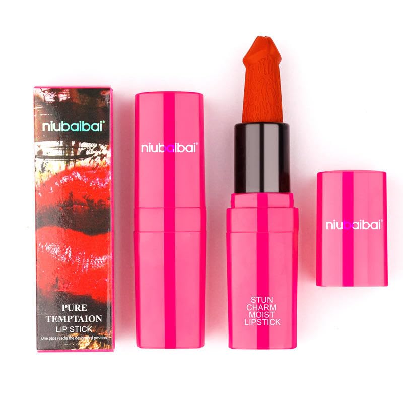 Funny Mushroom Lipstick Gag Gift - Polly White Elephant Party Accessory