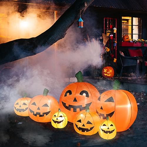 NicBex 7FT Pumpkin Inflatable Halloween Yard Decoration Outdoor Decor