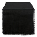 Jute Burlap Table Runner 15x74 Black - Home & Garden Kitchen Dining