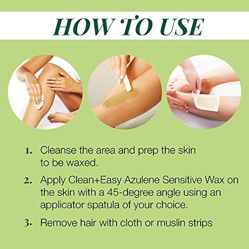 Sensitive Soft Wax for Hair Removal - Azulene, 14 oz - Variation: Sensitive Pack of 1