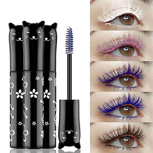 6 Colors Waterproof Mascara Set - Lengthening, Curling, Thickening Eye Makeup Kit