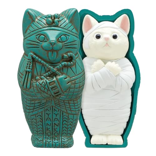 Collectible Mummy Cat Figurine Blind Box - Halloween Decor & Gift