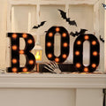 Halloween Decorations-3 Marquee Light up Letters "BOO" Decorative Sign