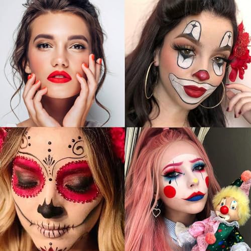 Halloween Red Matte Lipstick & Face Body Paint Stick - Variation 03 Red