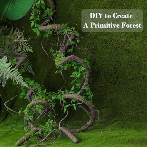 71-Inch Bendable Jungle Vine Garland with Lifelike Greenery for Decorations