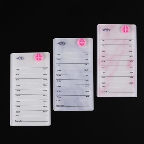 8 Layers Acrylic Eyelash Storage Organizer, Grafting False Eyelashes Display with 8 Pallets, Dustproof Cosmetic Beauty Extension Supplies (Marble Pink)