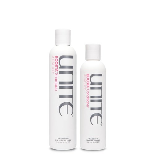 UNITE Hair BOOSTA Shampoo & Conditioner Set - Adds Volume, Body & Shine - 10 Fl Oz & 8 Fl Oz