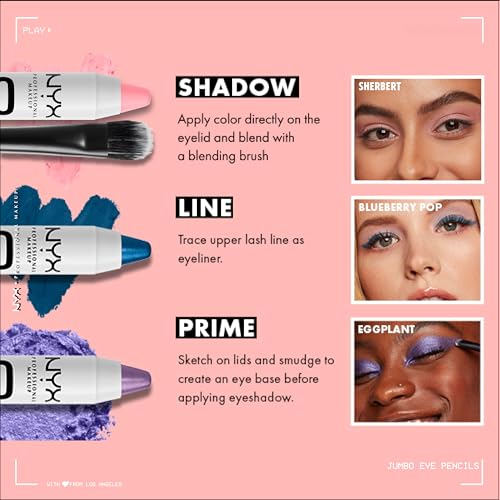 Jumbo Eye Pencil Black Bean 0.18oz Blendable Eyeshadow & Eyeliner Stick - Black