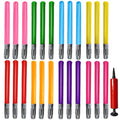 Multicolour Inflatable Light Saber Toy Set - 25 Pieces, 8 Colors, 31 Inches