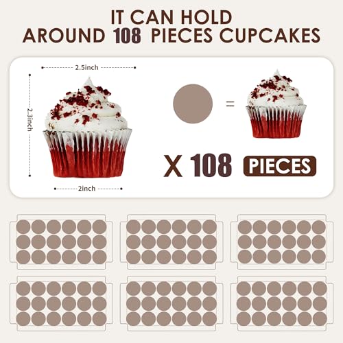 6 Pack Acrylic Dessert Display Set - Clear Cake Stands & Trays for Wedding & Party