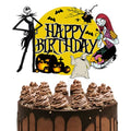 Halloween Nightmare Cake Topper Skeleton Spooky Birthday Decorations