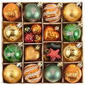 Valery Madelyn 28-Piece Fall & Christmas Tree Ornament Set - Orange & Green Variation