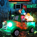 Halloween Inflatable Ghost Car Decoration with LED Lights - 7.5FT, Mixed Variations