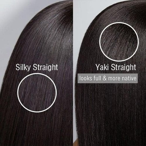Emistar Layered Straight Synthetic Lace Front Wig for Black Women 13x6 Lace Front Wigs Soft & Natural as Human Hair Pre Plucked with Baby Hair Long Straight Synthetic Wig Natural Black (Black2.0)