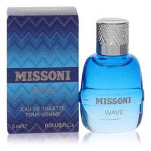 Missoni Wave Eau De Toilette Mini - 0.17 Oz | Refreshing Fragrance for Men