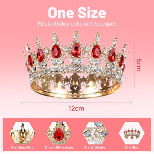Women’s Queen Tiara Crown for Wedding Party Birthday Decorations