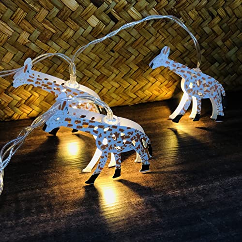 3m Giraffe LED String Lights Fairy Decorative Lights for Kids Room & Outdoors - Variation of Giraffe