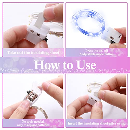 150 Pack Multi Color LED Fairy Lights Battery Operated 3 Modes - Waterproof