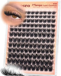 C-Manga Lash Clusters Fluffy Spiky Wispy Eyelash Extensions - Reusable Fluffy Effect