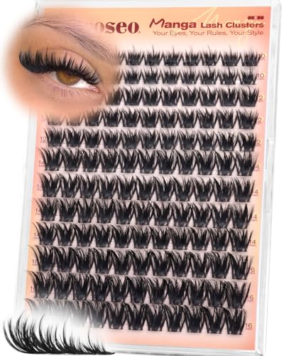 C-Manga Lash Clusters Fluffy Spiky Wispy Eyelash Extensions - Reusable Fluffy Effect