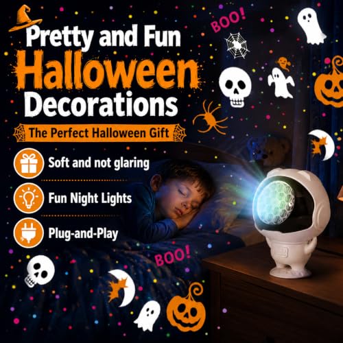 Outdoor Indoor Halloween Projection Lights with Eerie Pattern Effects
