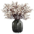 Fake Fall Flowers Artificial Babys Breath Flowers Beige 12pcs for Fall & Halloween Decor