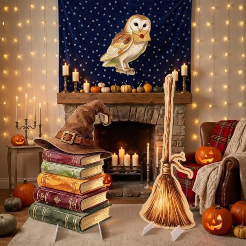 3Ft Wizard Cardboard Cutouts - Halloween Magical Wizard Decorations, Scene Props