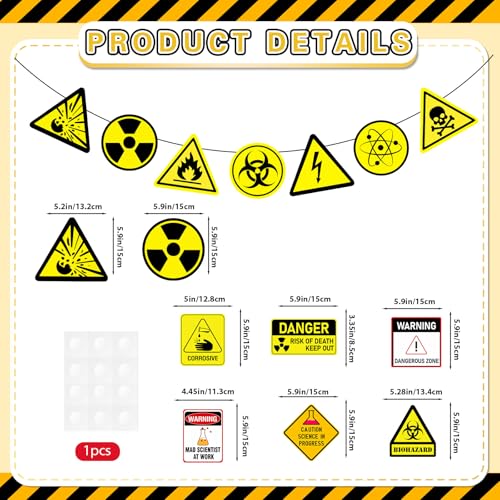 Science Party Banner for Lab & Classroom Decor - Mad Scientist Theme