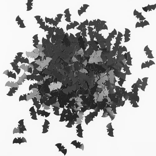 Halloween Spider Web & Bat Confetti Set for Party Decorations - 920 PCS
