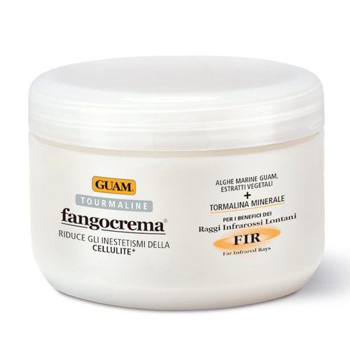 GUAM Fangocrema Anti-Cellulite Cream - Seaweed & Tourmaline FIR for Skin Tightening | Firming Hot Gel with Caffeine (10.5 Oz)