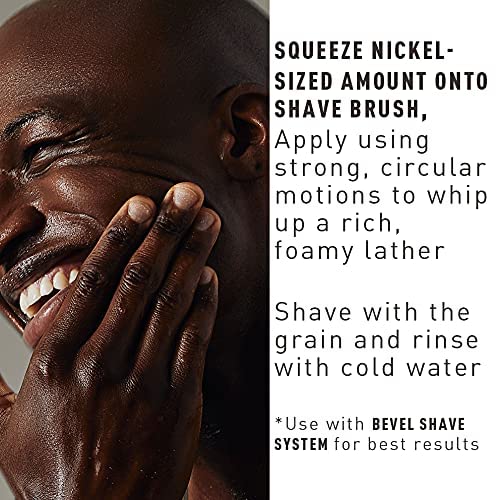 Bevel Shaving Cream for Men - Moisturizing Formula with Aloe Vera & Vitamin E | 4 Fl Oz