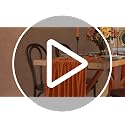 Orange Velvet Table Runner 10ft Long Set of 2 - Rustic Thanksgiving Decor