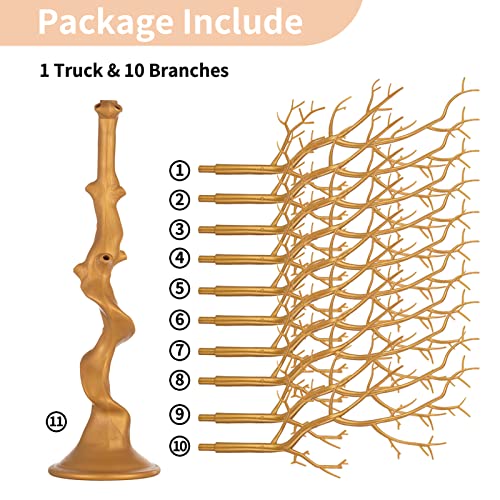 Gold Christmas Tree 2.5ft Artificial Display Branch for Wedding and Holiday Decor - Variation of THIS listing