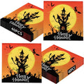 80Pcs Halloween Paper Napkins - Spooky Black and Orange Table Decor