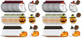 Halloween Lollipop Paper Cards - Ghost Pumpkin Design, Pack of 2, 150 Pcs