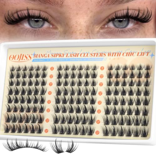 Wispy Natural Eyelash Clusters 8-14mm for Lash Extensions - Soft Glam