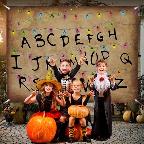 Happy Birthday Backdrop for Kids Party Black 2.0 - Kids Celebration Decoration
