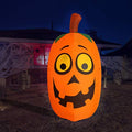 10 FT Tall Halloween Inflatable Pumpkin Decor with LED Lights - Jumbo Outdoor Inflatable